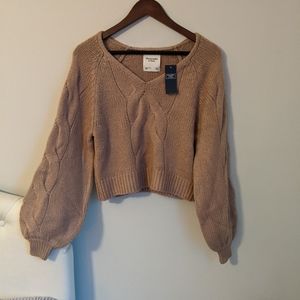 Abercrombie and Fitch xs cable knit sweater